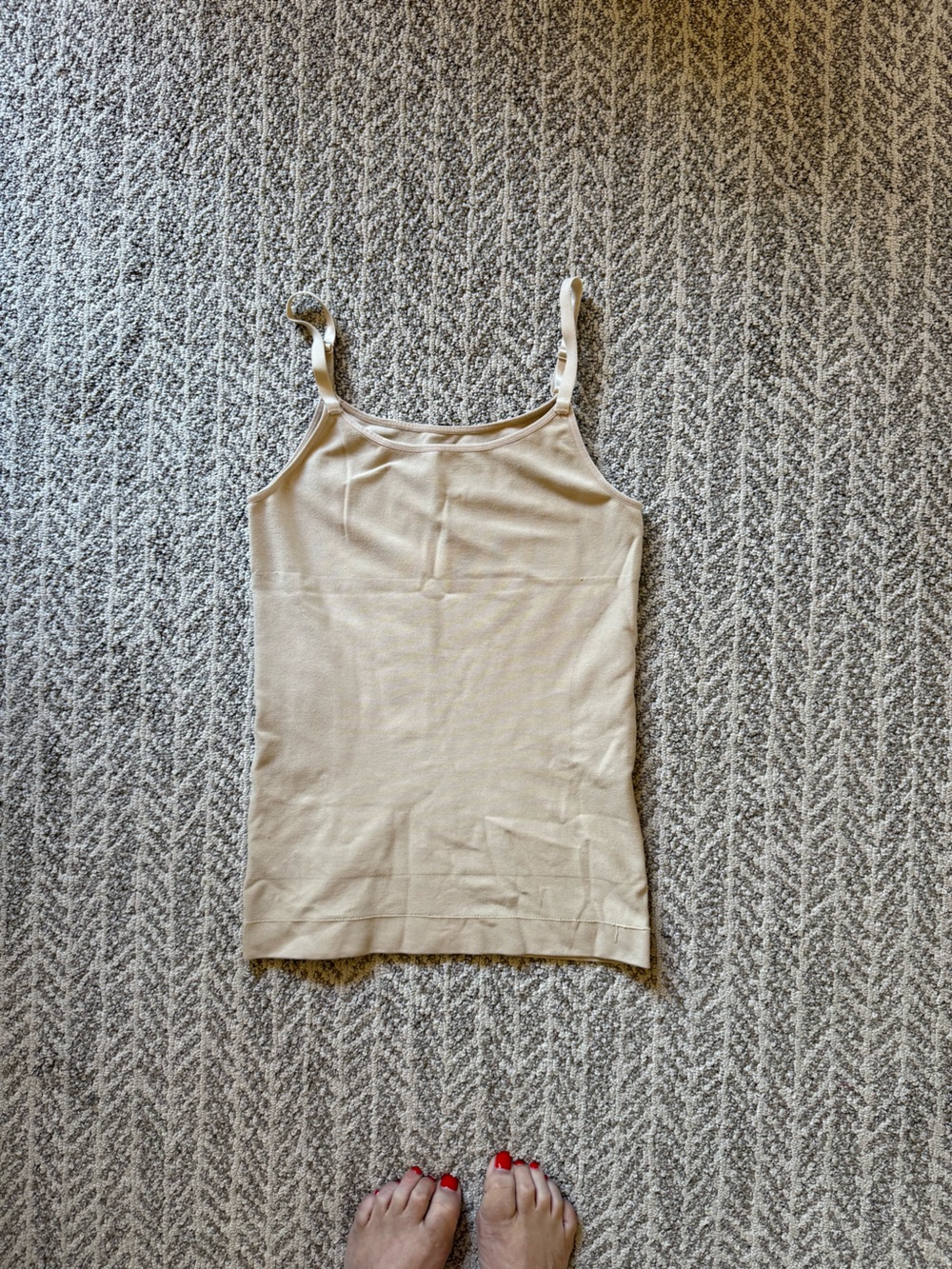 Shapermint Beige Slim Camisole Tank